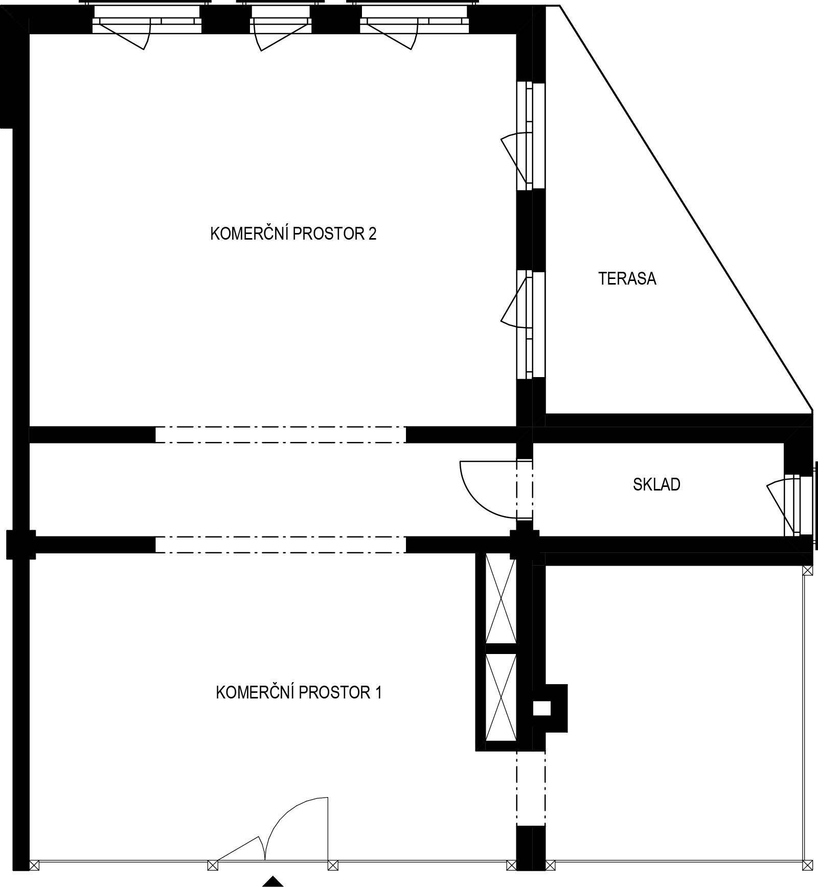 Pudorys bytu 4105